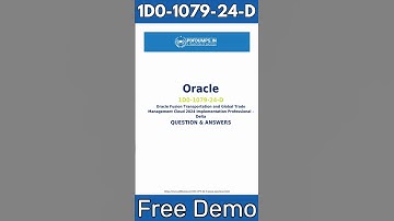 1D0-1079-24-D Exam Dumps With Practice Questions - Free Download