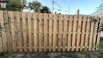 DIY Wood Privacy Fence Shadow Box Style Right & Wrong Way