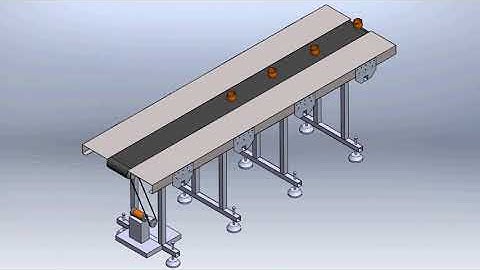 Conveyor animation | Solidworks 2016