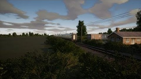 Train Sim World TSW West Somerset Railway WSR PS4 Class 09 passing Dunster level crossing