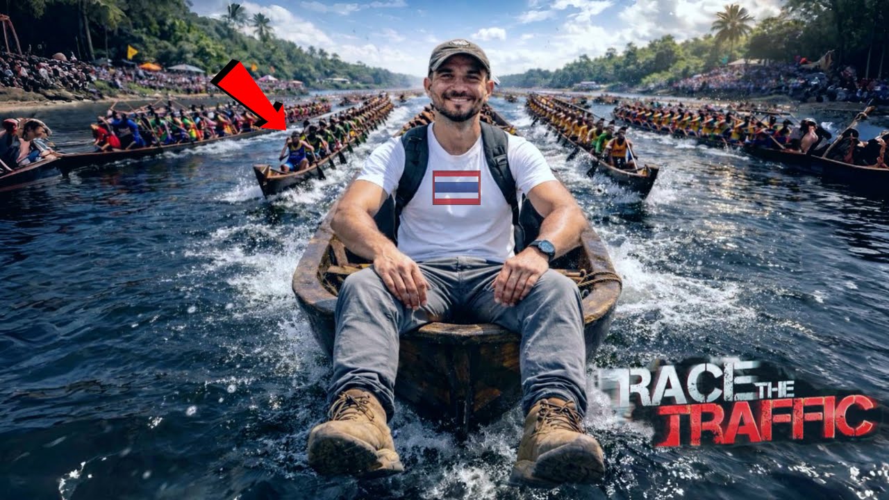 Thailand’s Craziest Boat Festival I’ve Ever Seen! 🚣‍♂️🔥