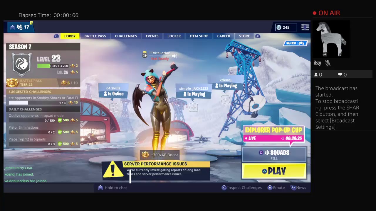 INFINITE DABBING FOR 10 HOURS IN FORTNITE