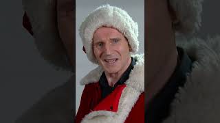 Liam Neeson as Santa is absolutely unhinged! #liamneeson #shorts #comedy