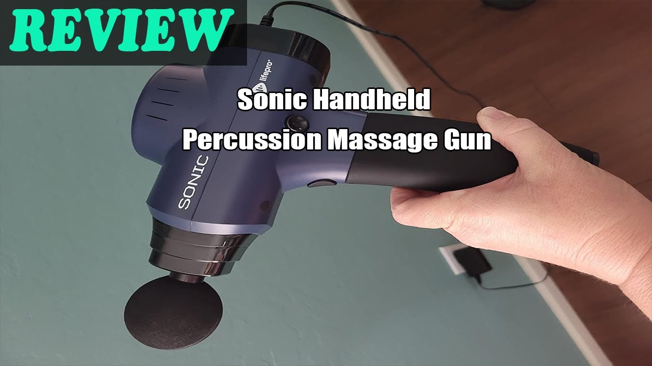 Review Sonic Handheld Percussion Massage Gun 2022