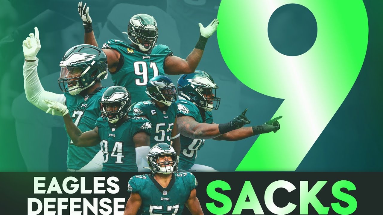 eagles defense highlights vs Washington Redskins 9 sacks 🔥🔥