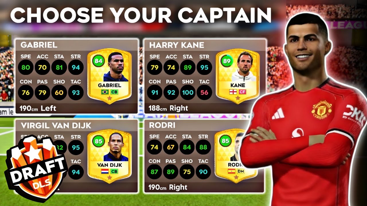 Playing Dream Draft with a strong squad in DLS 26