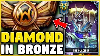 I TOOK MY NASUS INTO BRONZE FOR THE FIRST TIME! DIAMOND NASUS VS BRONZE ELO! - League of Legends