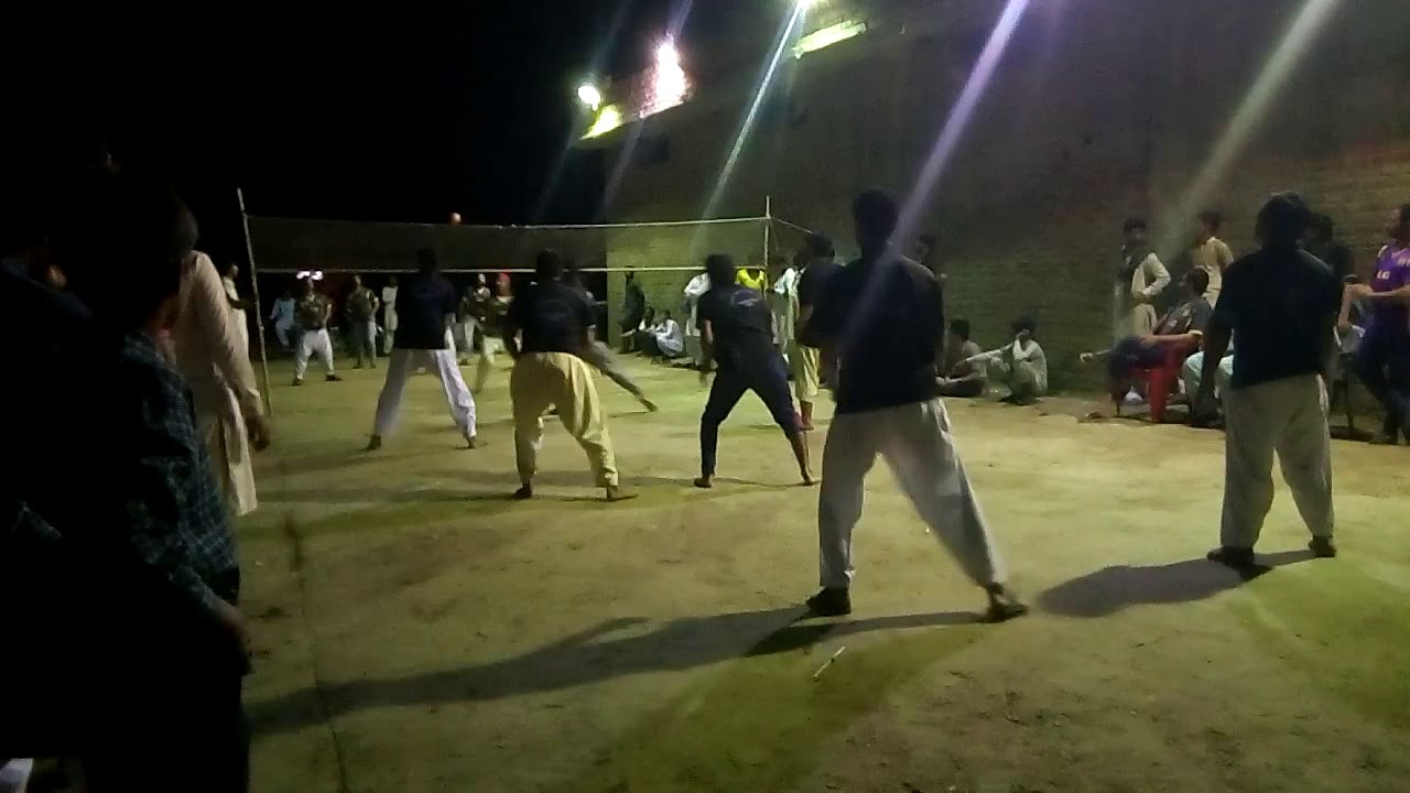 Pakistan zila kasur volleyball net khela Gaya YouTube