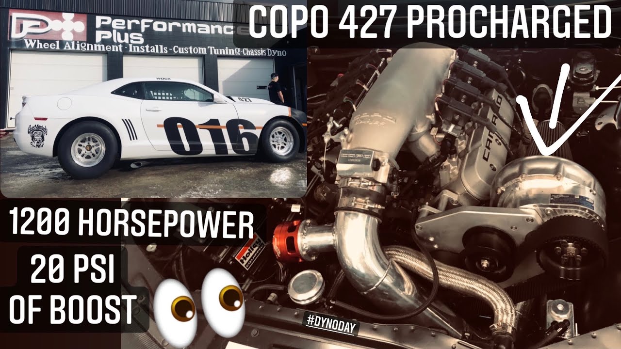 DYNO TUNING COPO 427 PROCHARGED W/ NEIL RICHARDS @ PERFORMANCE PLUS