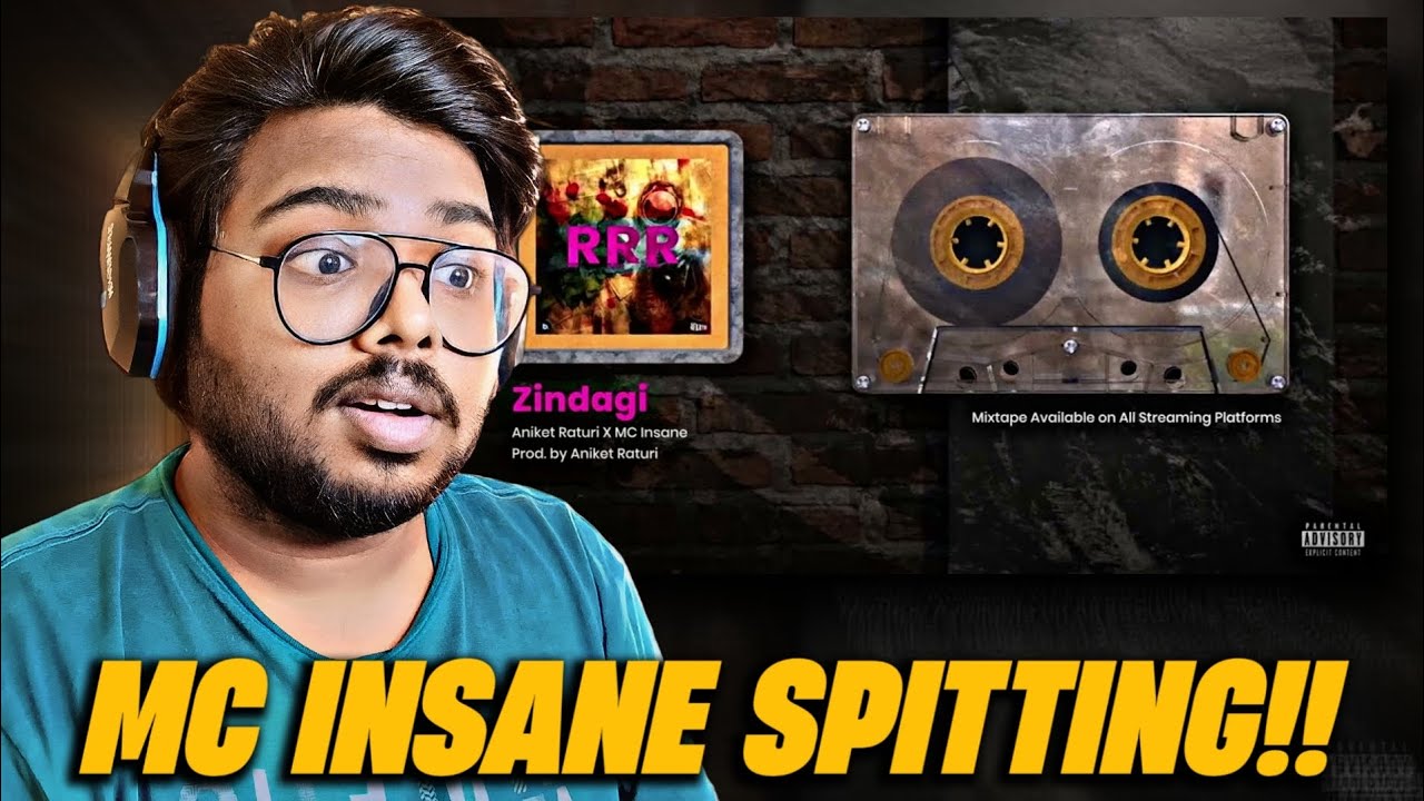 Aniket Raturi X MC Insane - Zindagi REACTION | RRR Mixtape
