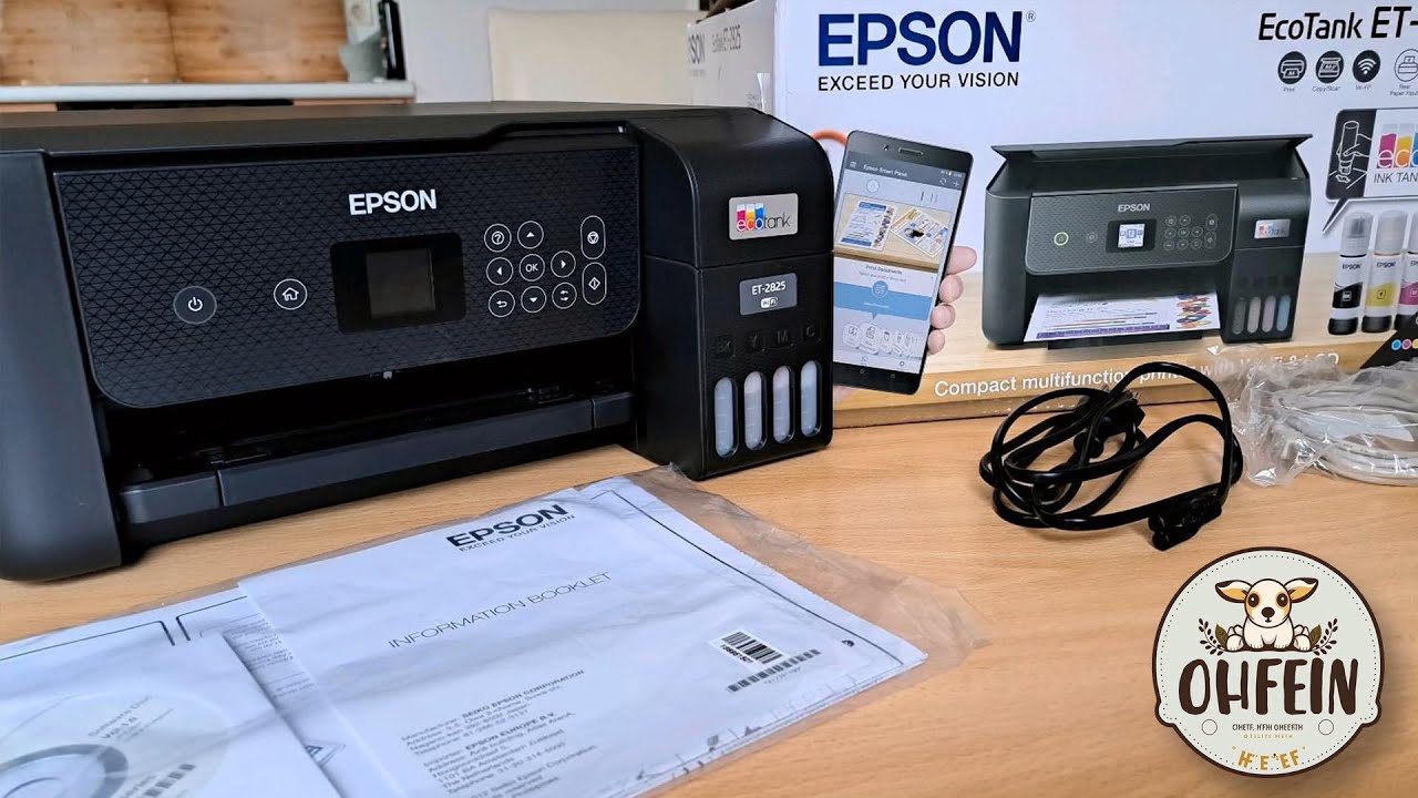 TEST: Epson ET-2825 - Was Drucker? dieser YouTube Tintenstrahldrucker bietet