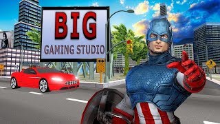 Flying Robot Captain Superhero Rescue Game | Captain America City Fight | Level 15-20 | Part -3 screenshot 3