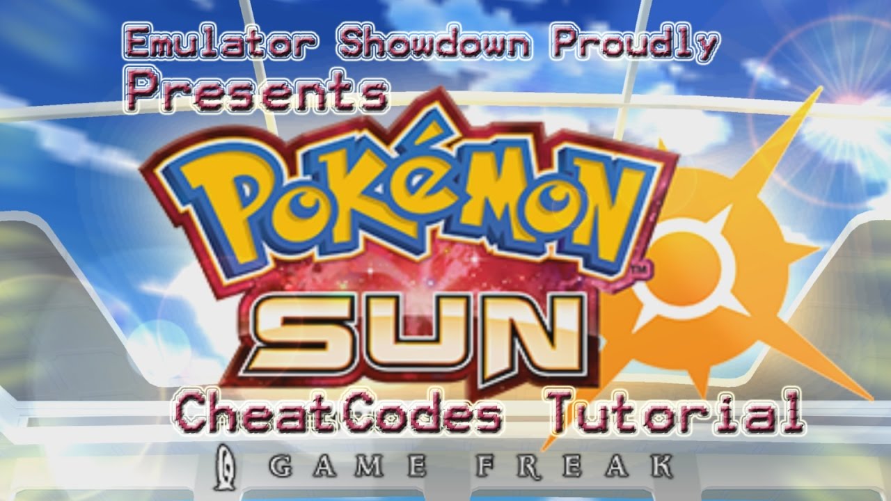 Pokemon Sun Moon Cheat Plugin 3DS - GameBrew