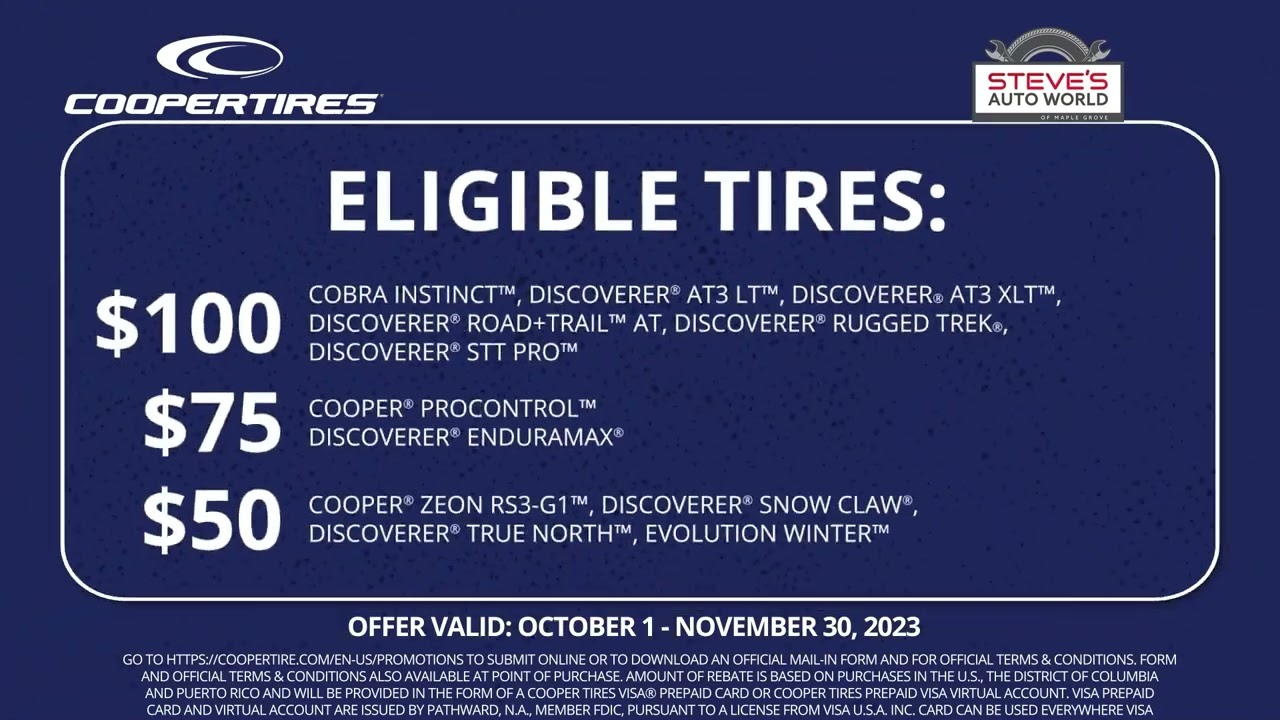 Cooper Tire Promotion