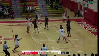 HSSN Highlights: WPIAL Boys Basketball - Indiana at Penn Hills - January 16, 2026