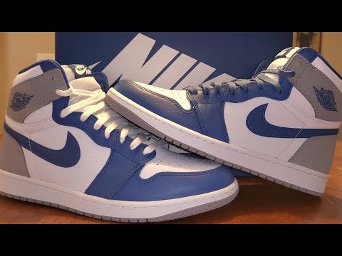 Jordan 1 OG High True Blue Review and Lace Swap 🔵 - YouTube