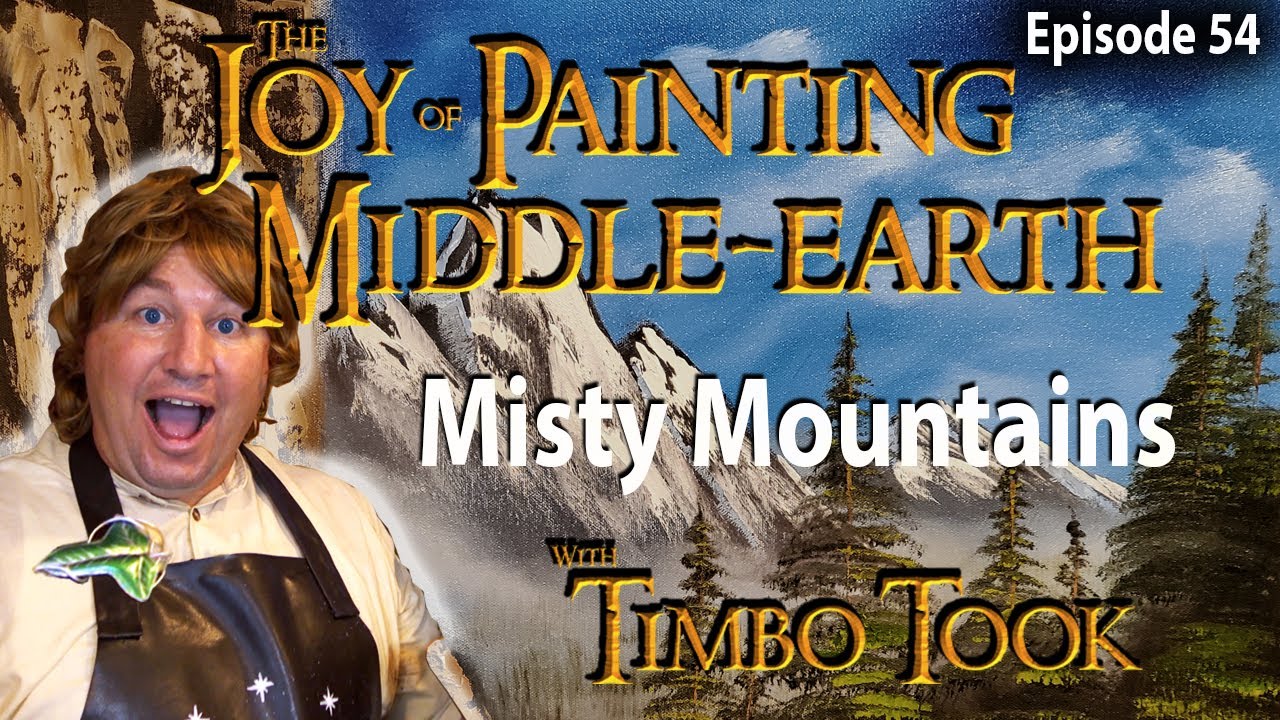 Misty Mountains | The Joy of Painting Middle Earth | Oil Painting Tutorial from The Hobbit