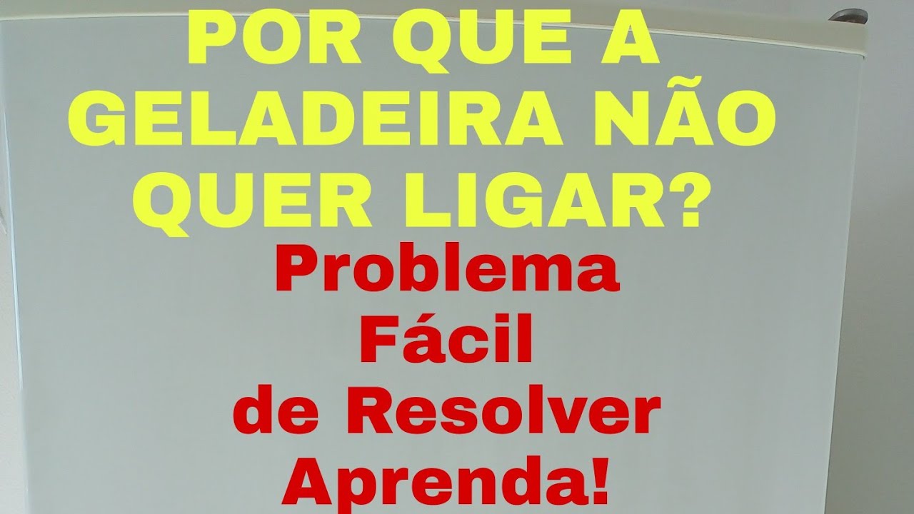 GELADEIRA ELECTROLUX Parou de funcionar. COMO CONSERTAR trocando o RELÊ