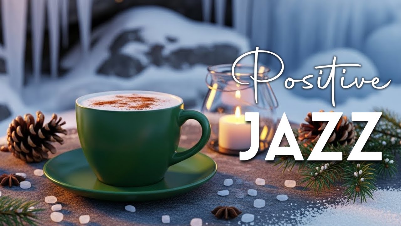 Positive Jazz Music 🌿 Gentle Bossa Nova Coffee Ambience for Peaceful Focus and Happy Mood