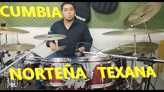 Video thumbnail of "RITMOS BATERÍA - CUMBIA NORTEÑA / TEXANA"