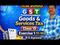 Class 10th maths ICSE board Chapter 1 GST ( Q.11 to 15)