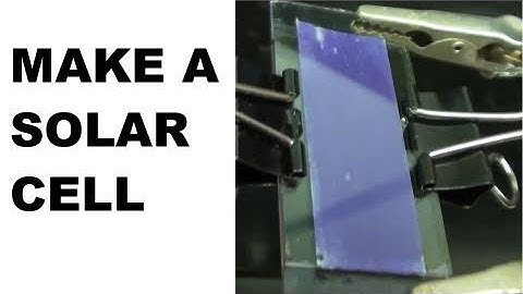 Make a Solar Cell - TiO2/Raspberry based