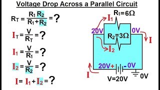 Physics - E&M: Ch 41.3 Ohm's Law & Resistor Circuit Understood (6 of 27) Voltage Drop in // Circuit