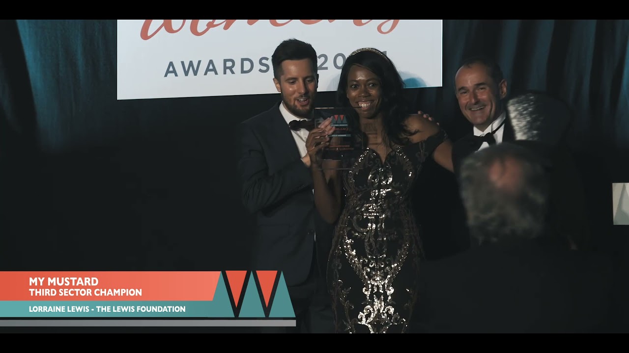 Lorraine Lewis wins Third Sector Champion at the National Women in Business.