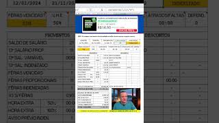 Um pouco do que acontece em nossas LIVES #excel #fgts #demissao