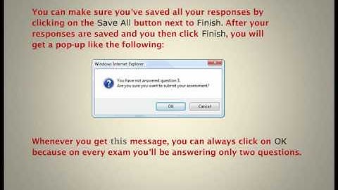 ENG 260: How to do exams in eLearning