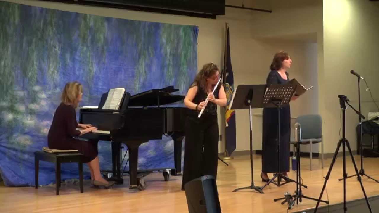 Elegy for voice, flute, and piano by Jules Massenet