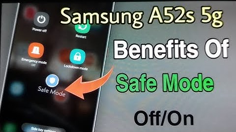 How to Use Safe Mode on Samsung A52s 5g | Benefits Of Safe Mode on Android
