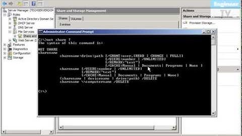 Share Folder via CMD in Windows OS