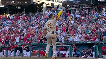 Juan Soto returns to Washington D.C. for the FIRST time since being traded! Gets HUGE ovation!