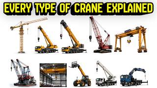 EVERY TYPE OF CRANE EXPLAINED IN 8 MINUTES