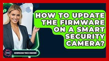 How To Update The Firmware On A Smart Security Camera? - Emerging Tech Insider