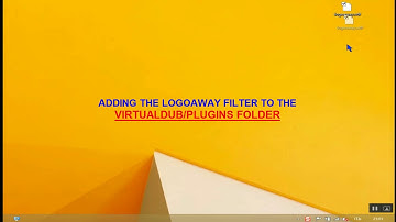 ADDING THE LOGOAWAY FILTER TO VIRTUALDUB/PLUGINS FOLDER