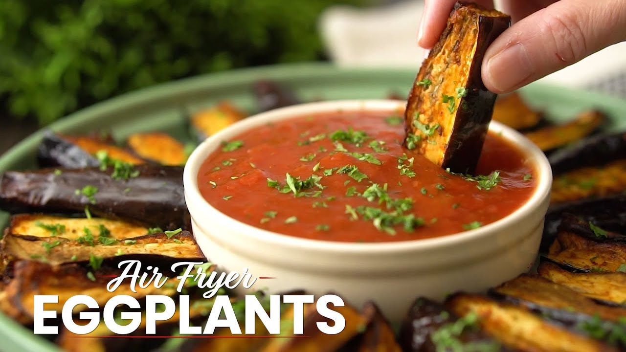 Crispy Air Fryer Eggplants Fries Recipe YouTube