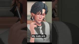 my males thirst trap oc's in sims4 #thirsty #hot #cute #love