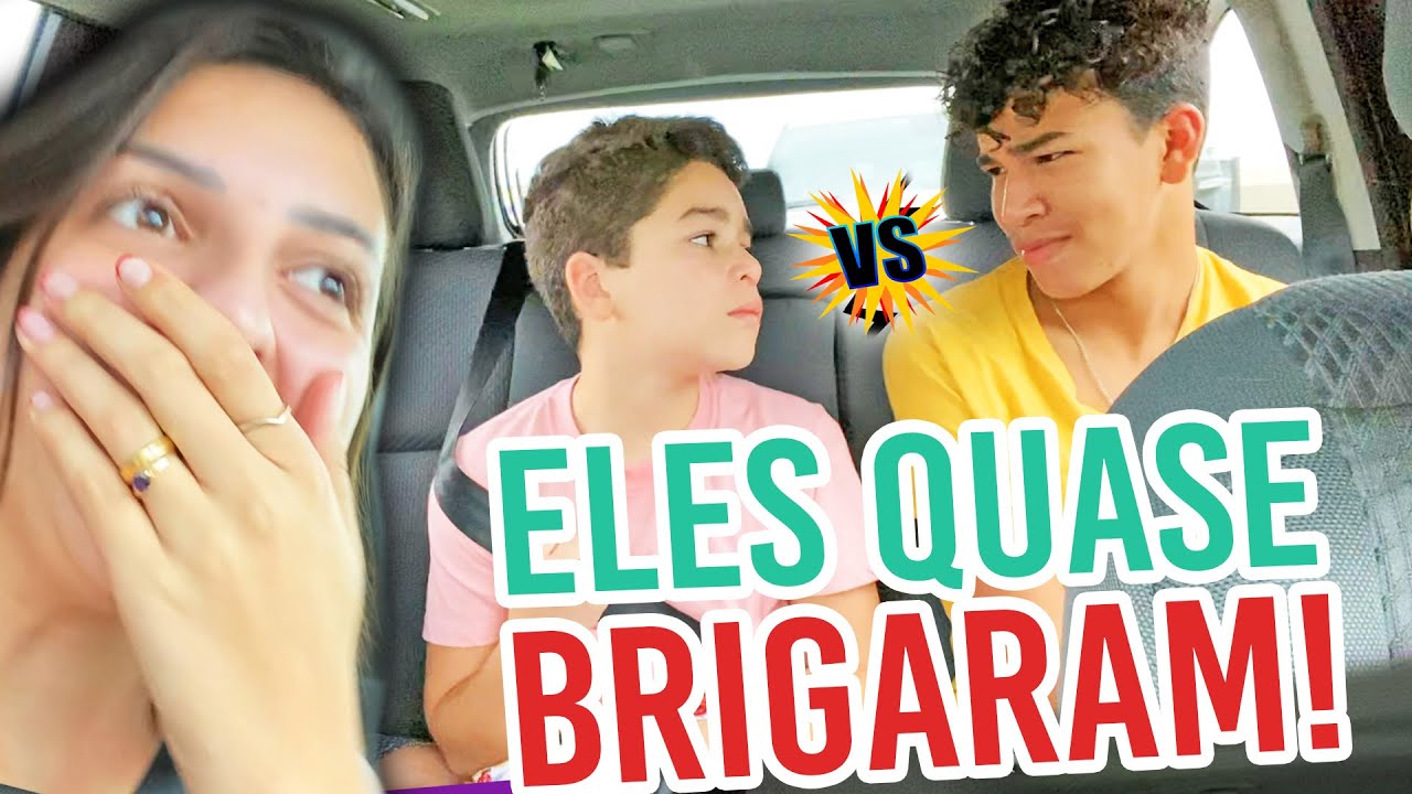 VIREI BABÁ - LEVEI A CRIANÇADA PRA ESCOLHER O QUE ELES QUISESSEM NO DRIVE-THRU E DEU BRIGA