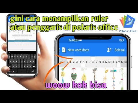 Cara memunculkan penggaris di word