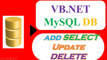 VB.net MySQL Database Ep.03 : DataGridView - Save,Retrieve,Update,Delete