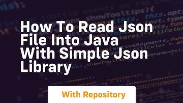how to read json file into java with simple json library
