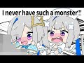 Kanata is furious because part of her body was drawn large by her fan.[Animated Hololive/Eng sub]