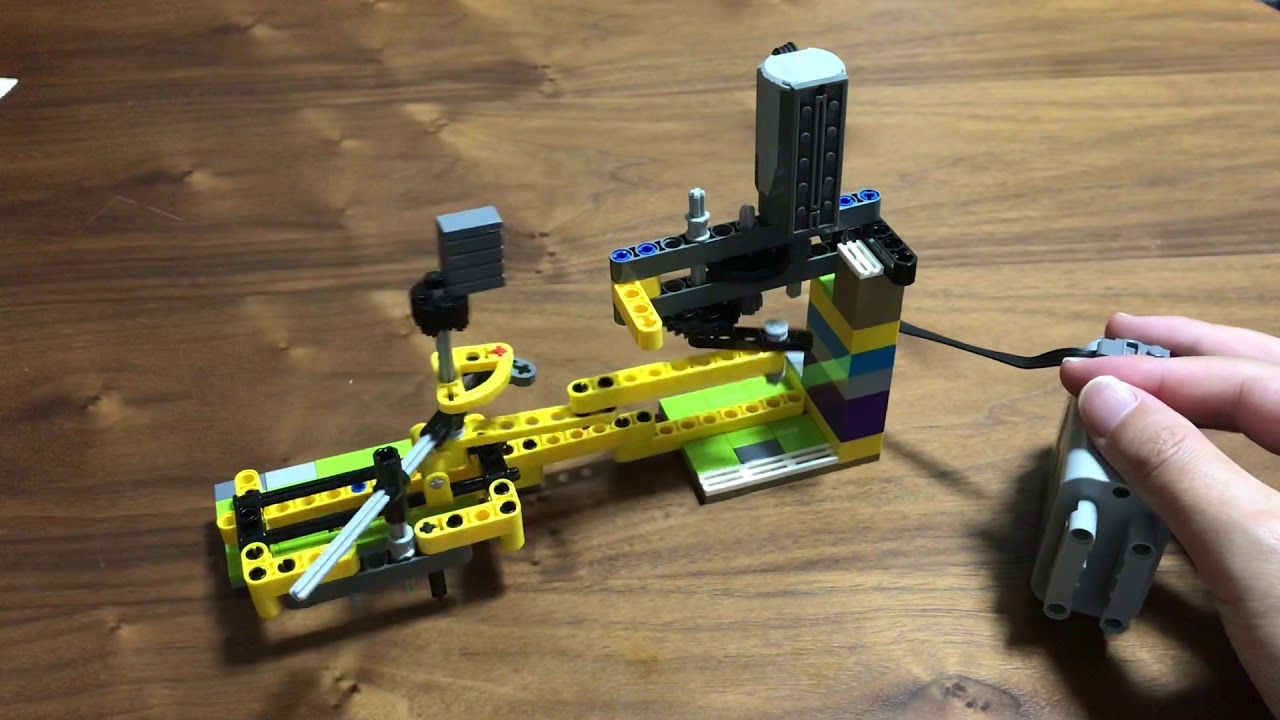 90 Rotation Step Lego 【LEGO】90°rotary movement mechanism 90°回転移動機構 - YouTube
