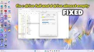 (FIXED) C drive full and d drive almost empty