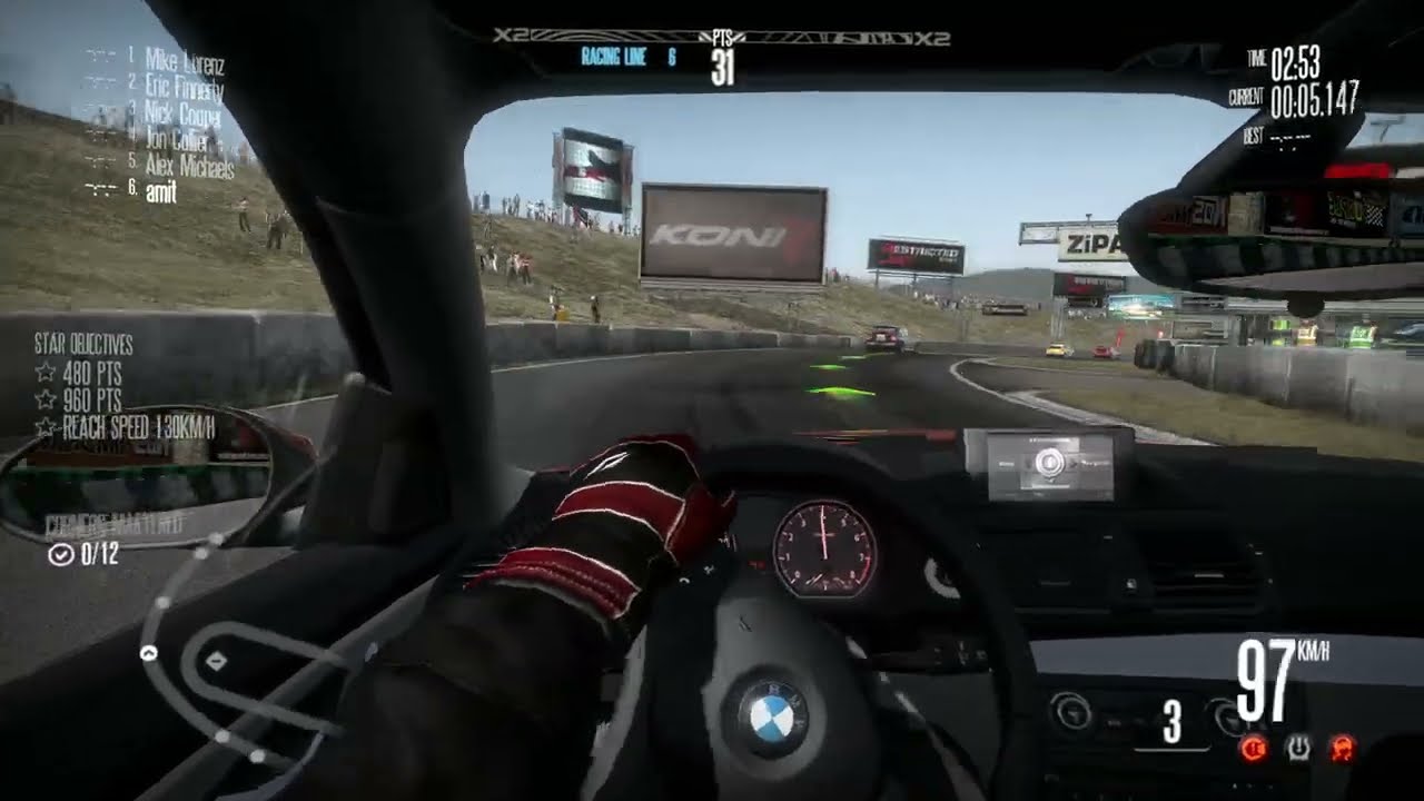 NFS Shift Cockpit View