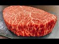 【世界一の飯テロ】極上の霜降黒毛和牛ステーキを世界一旨い焼き方で食べたら衝撃の旨さで言葉失った…。The best Japanese Wagyu beef steak in the world