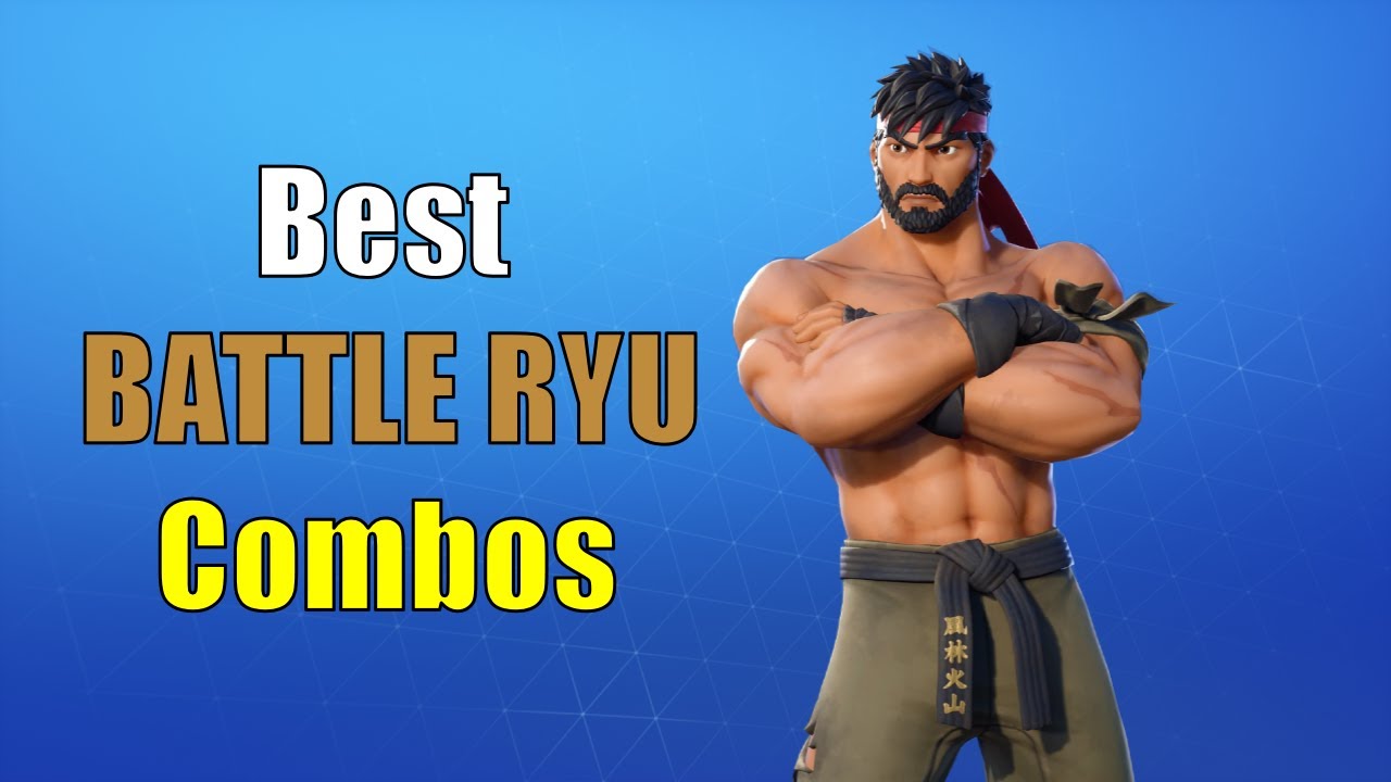 25 Best BATTLE RYU Skin Combos (Fortnite Battle Royale) - YouTube