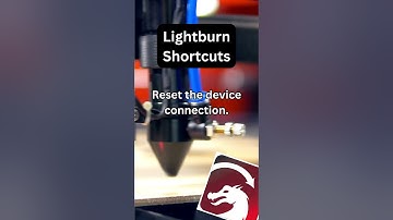Quick & Easy LightBurn Shortcut to Reset Connection! 🔌 #lightburn #lasercutting #laserengraving